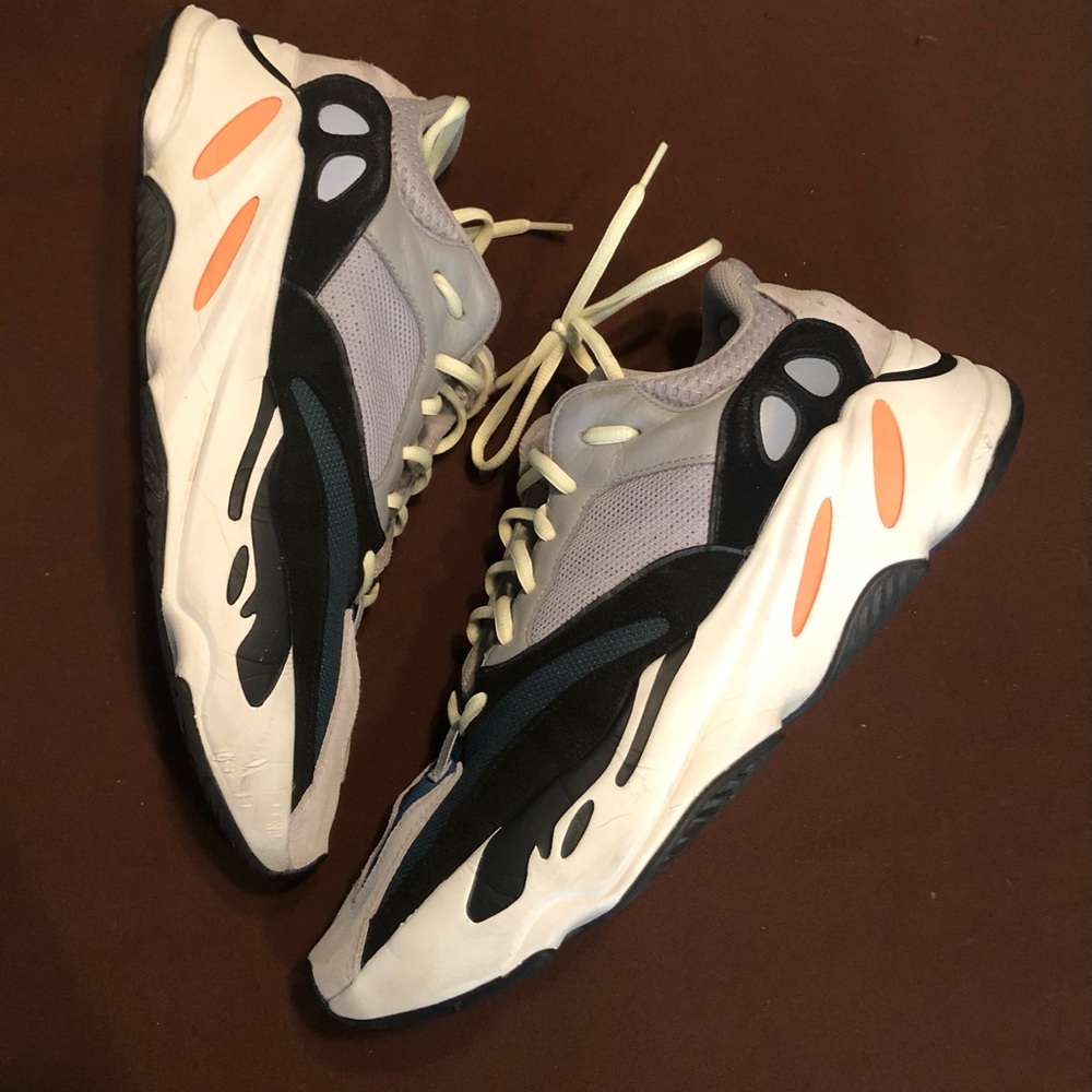 Yeezy Boost 700 Wave Runner - Gray, Black, White, Orange Accents